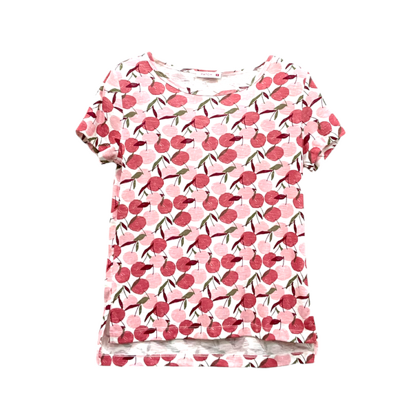 Patch Women Clothes Casual Floral Printed Short Sleeve T-Shirt